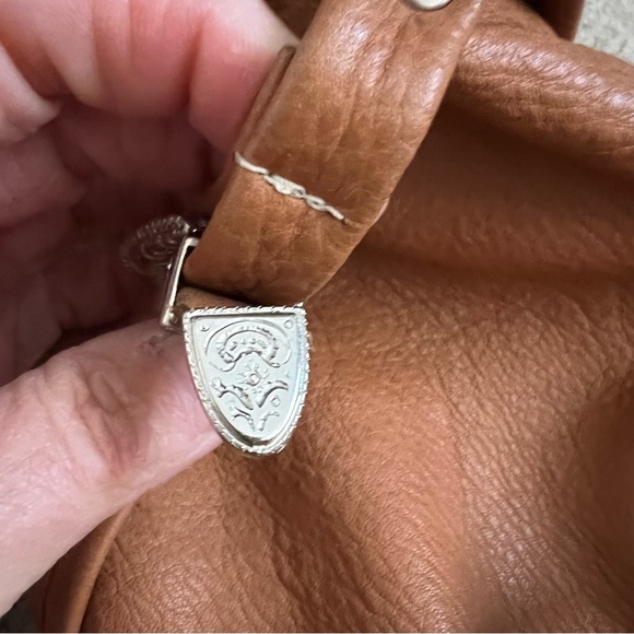 Vintage ‘Hector Riccione’ Pull Up Caramel Tan Calfskin Moccasin Boots Stud Tie - Picture 4 of 16